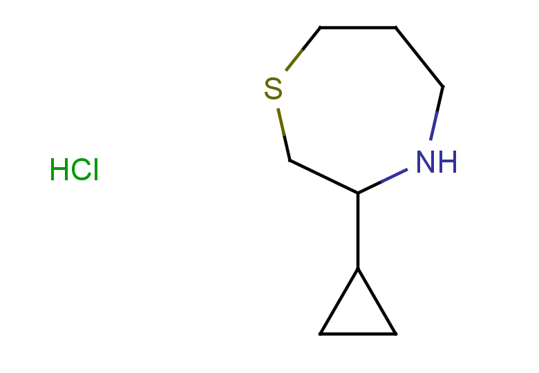 3-cyclopropyl-1,4-thiazepane hydrochloride