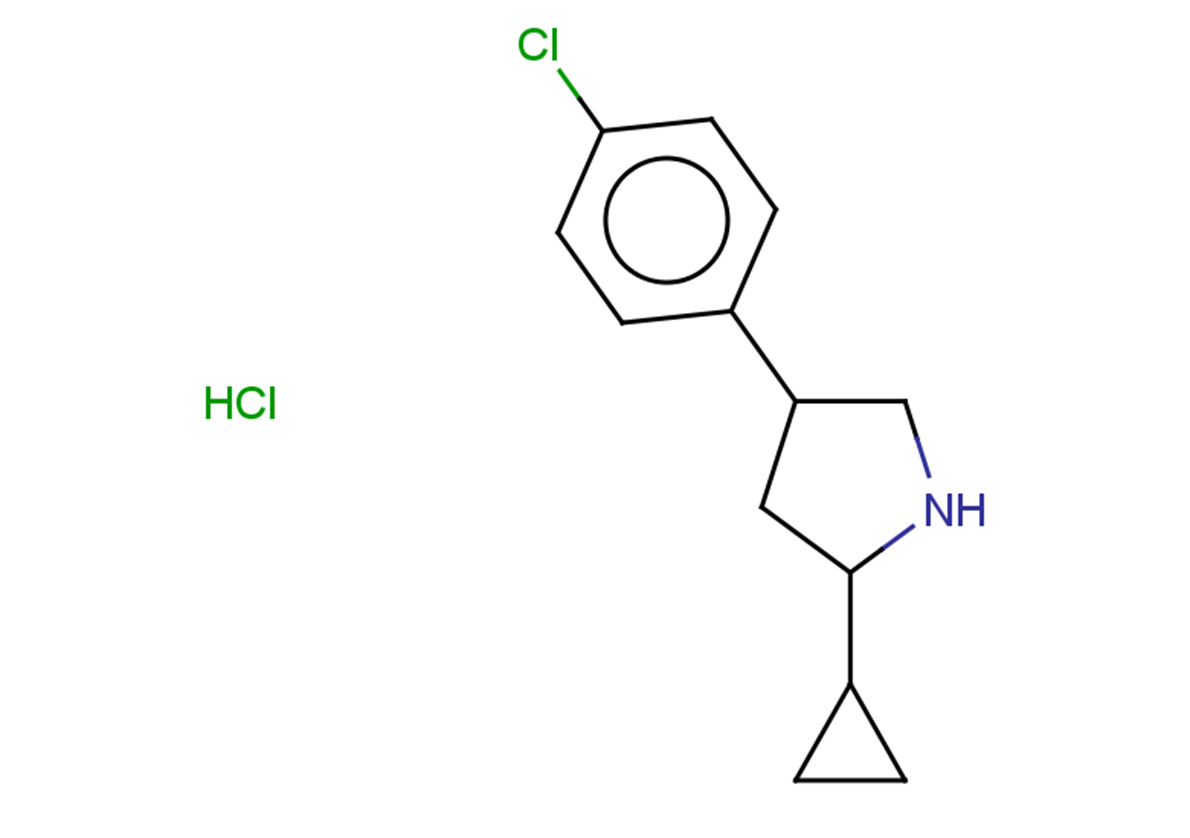 4-(4-chlorophenyl)-2-cyclopropylpyrrolidine hydrochloride