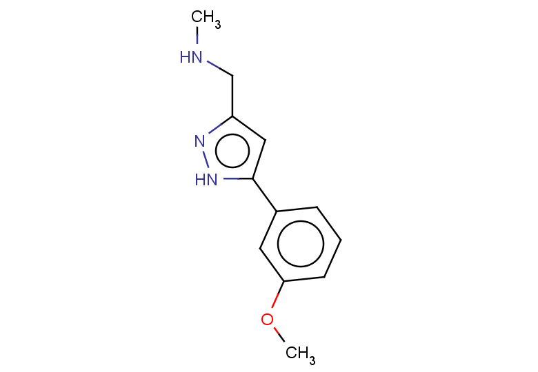 {[5-(3-methoxyphenyl)-1H-pyrazol-3-yl]methyl}(methyl)amine