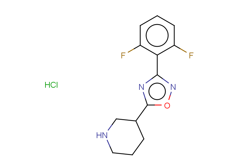 3-[3-(2,6-difluorophenyl)-1,2,4-oxadiazol-5-yl]piperidine hydrochloride