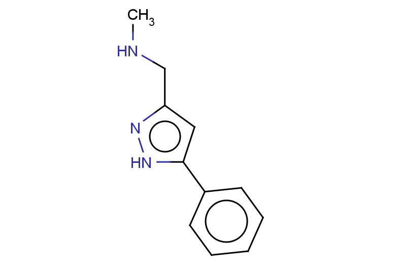 methyl[(5-phenyl-1H-pyrazol-3-yl)methyl]amine