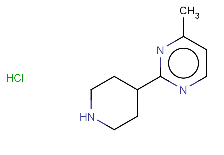 4-methyl-2-(piperidin-4-yl)pyrimidine hydrochloride