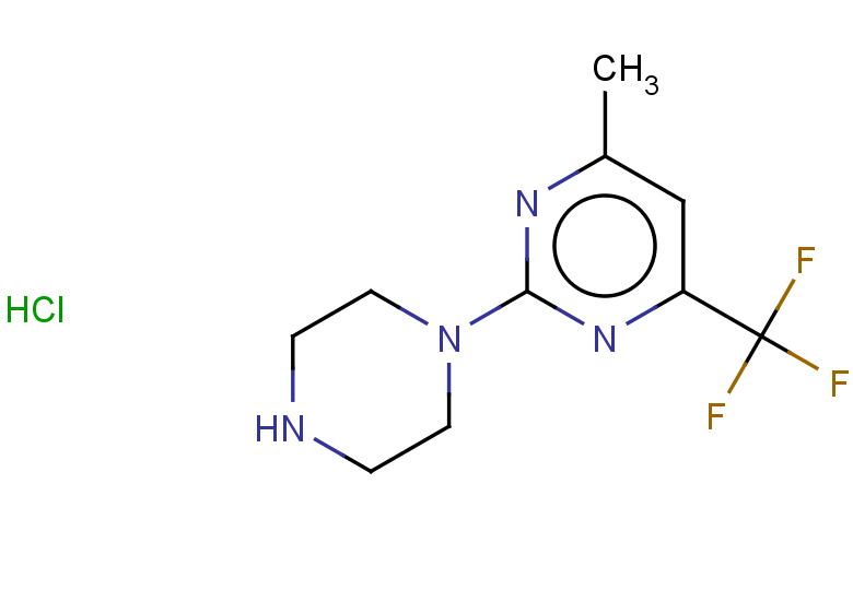 4-methyl-2-(piperazin-1-yl)-6-(trifluoromethyl)pyrimidine hydrochloride