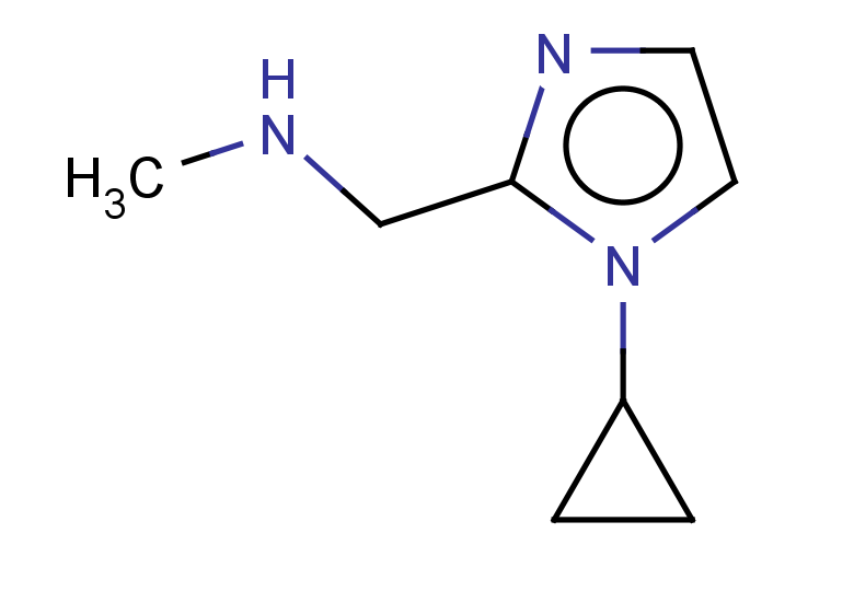 1-(1-CYCLOPROPYL-1H-IMIDAZOL-2-YL)-N-METHYLMETHANAMINE