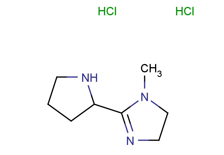 1-methyl-2-(pyrrolidin-2-yl)-4,5-dihydro-1H-imidazole dihydrochloride