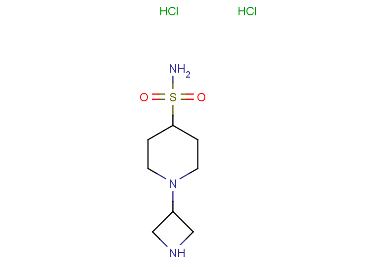 1-(azetidin-3-yl)piperidine-4-sulfonamide dihydrochloride