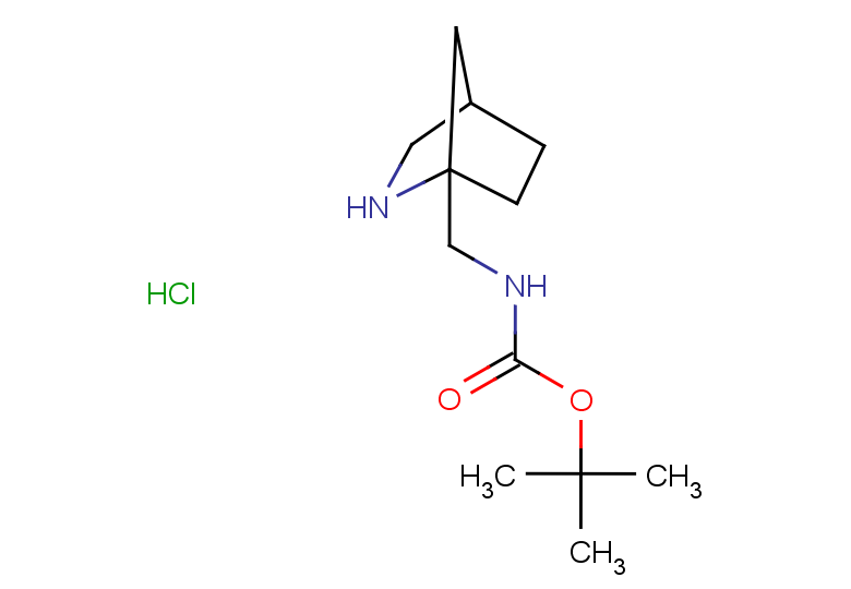 tert-butyl (2-azabicyclo[2.2.1]heptan-1-ylmethyl)carbamate hydrochloride