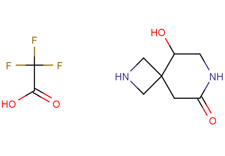 9-hydroxy-2,7-diazaspiro[3.5]nonan-6-one, trifluoroacetic acid