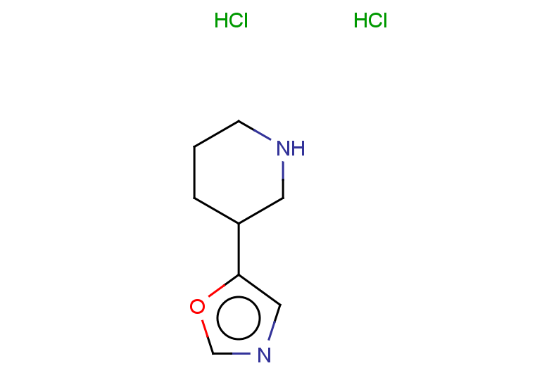 3-(1,3-oxazol-5-yl)piperidine dihydrochloride