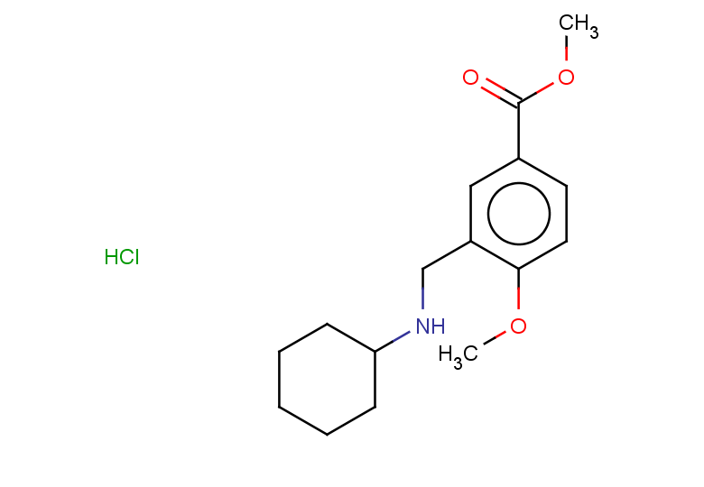 methyl 3-[(cyclohexylamino)methyl]-4-methoxybenzoate hydrochloride