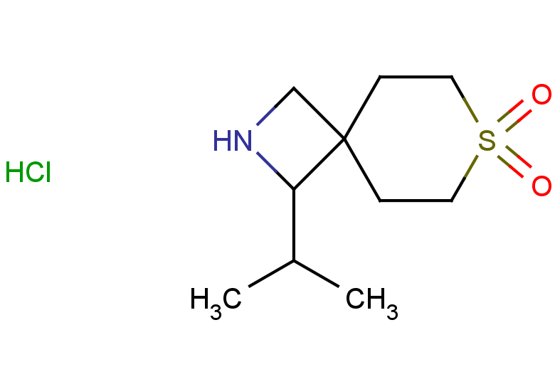 1-(propan-2-yl)-7lambda6-thia-2-azaspiro[3.5]nonane-7,7-dione hydrochloride