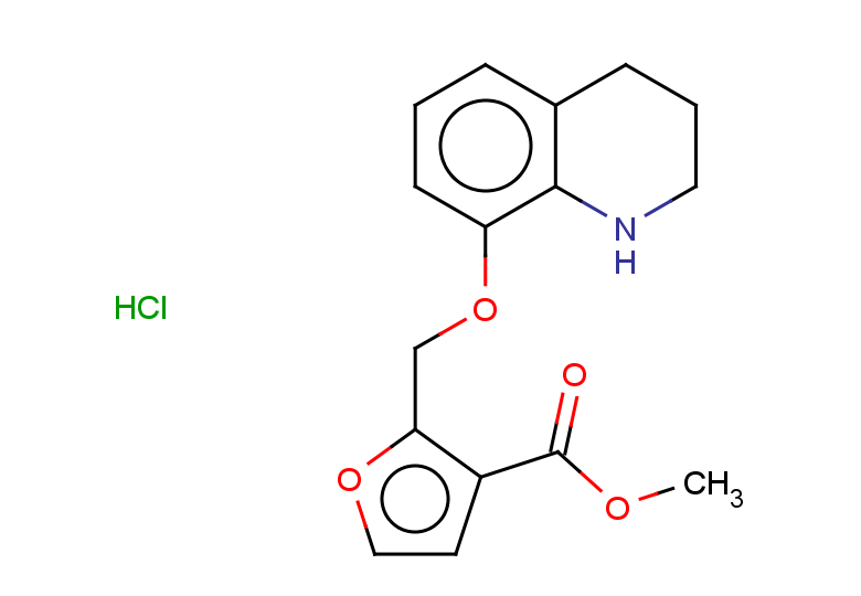 methyl 2-[(1,2,3,4-tetrahydroquinolin-8-yloxy)methyl]furan-3-carboxylate hydrochloride