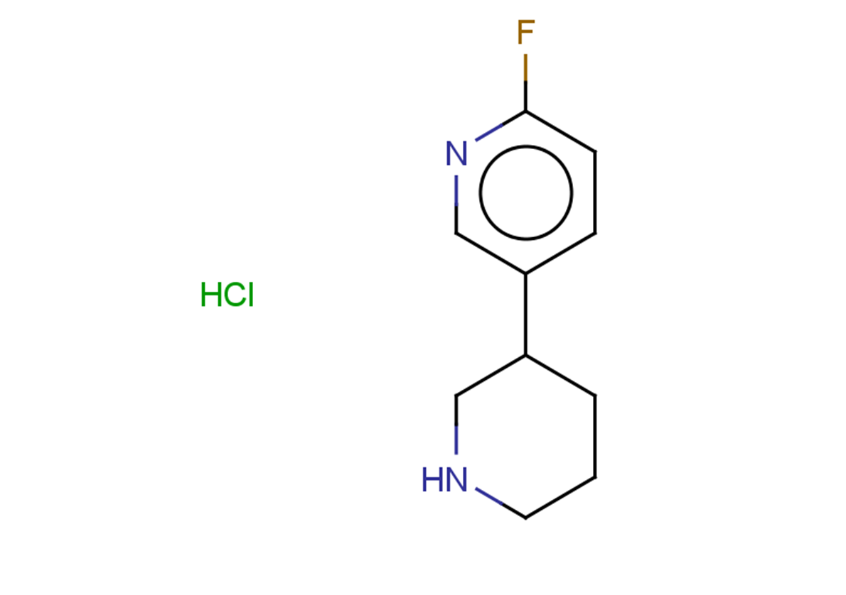 2-fluoro-5-(piperidin-3-yl)pyridine hydrochloride
