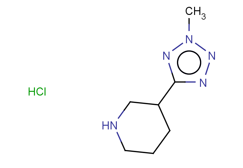3-(2-methyl-2H-1,2,3,4-tetrazol-5-yl)piperidine hydrochloride