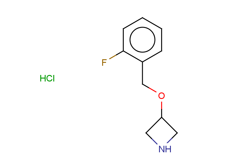 3-[(2-fluorophenyl)methoxy]azetidine hydrochloride