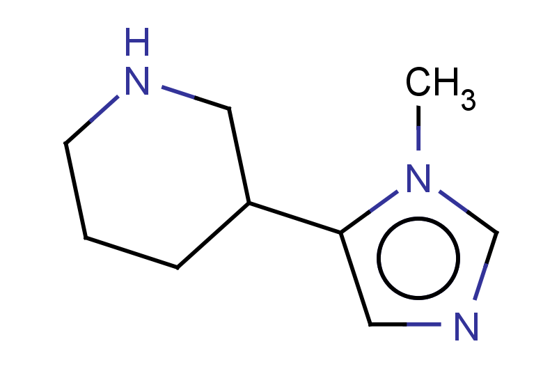 3-(1-methyl-1H-imidazol-5-yl)piperidine