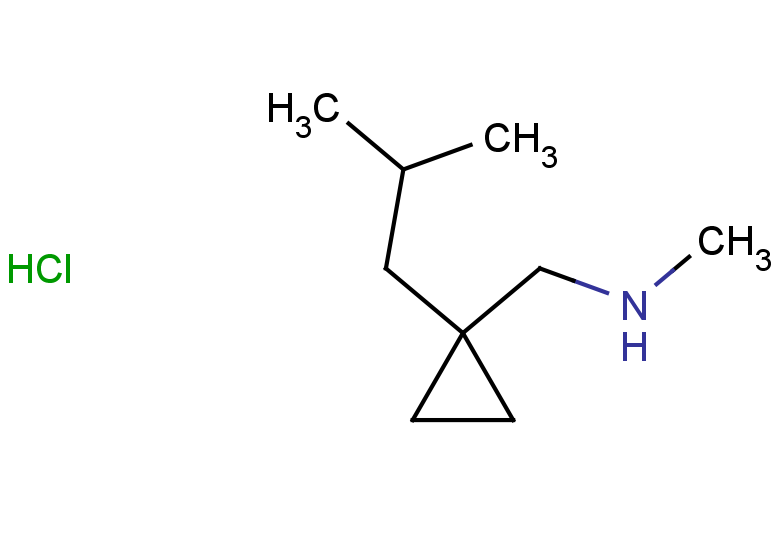 methyl({[1-(2-methylpropyl)cyclopropyl]methyl})amine hydrochloride