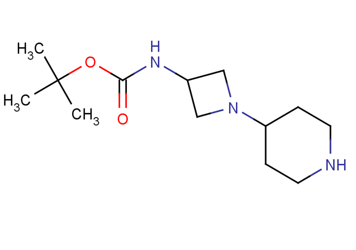 tert-butyl N-[1-(piperidin-4-yl)azetidin-3-yl]carbamate