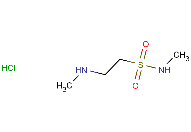 N-methyl-2-(methylamino)ethane-1-sulfonamide hydrochloride