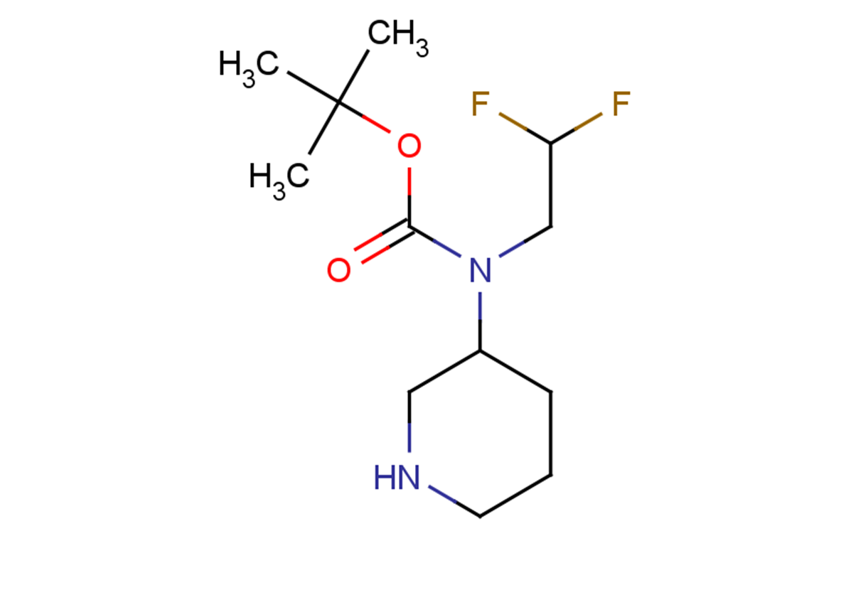 tert-butyl N-(2,2-difluoroethyl)-N-(piperidin-3-yl)carbamate