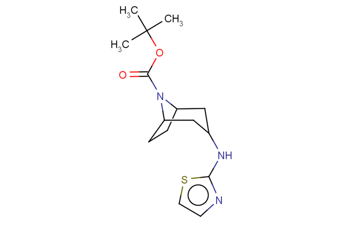 tert-butyl 3-[(1,3-thiazol-2-yl)amino]-8-azabicyclo[3.2.1]octane-8-carboxylate