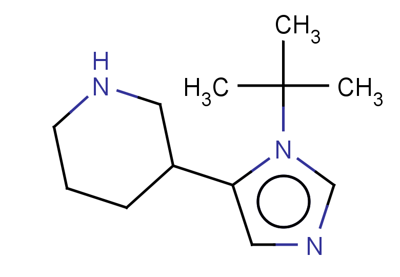 3-(1-tert-butyl-1H-imidazol-5-yl)piperidine