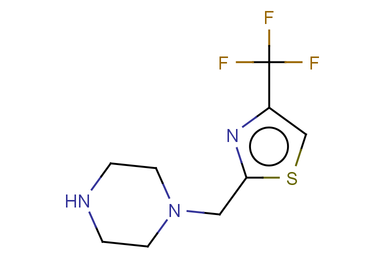 1-([4-(TRIFLUOROMETHYL)-1,3-THIAZOL-2-YL]METHYL)PIPERAZINE