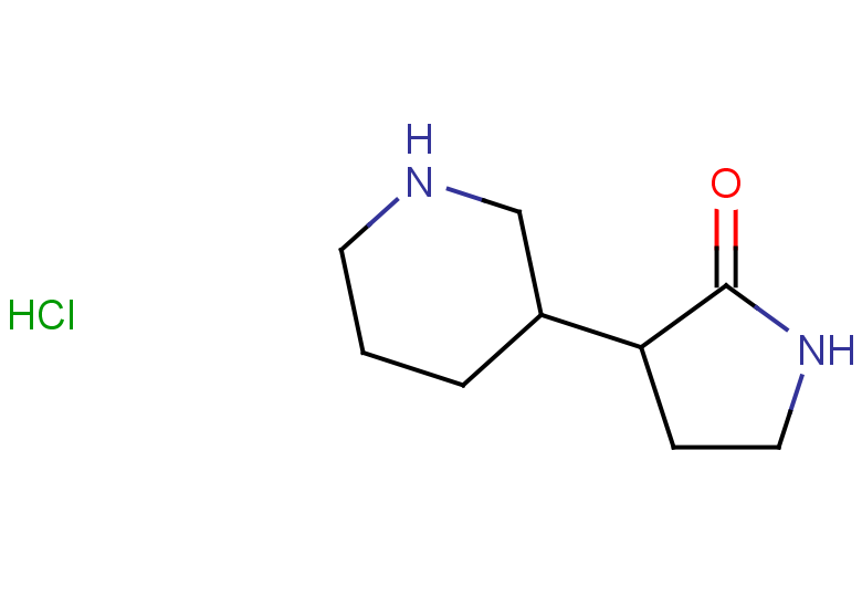 3-(piperidin-3-yl)pyrrolidin-2-one hydrochloride
