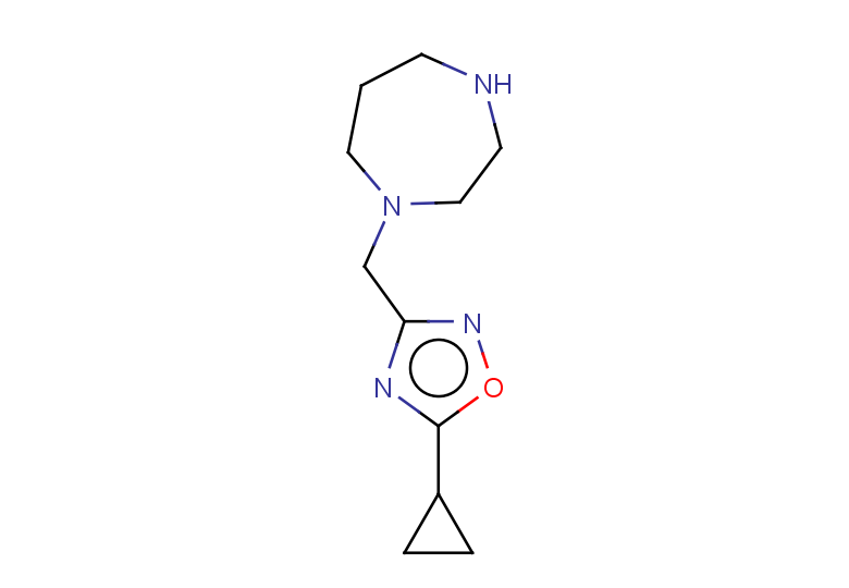 1-[(5-cyclopropyl-1,2,4-oxadiazol-3-yl)methyl]-1,4-diazepane