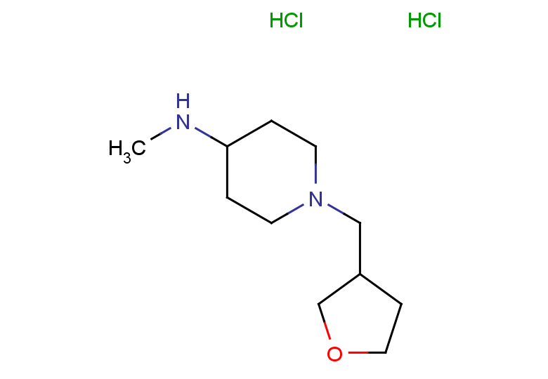 N-methyl-1-(oxolan-3-ylmethyl)piperidin-4-amine dihydrochloride
