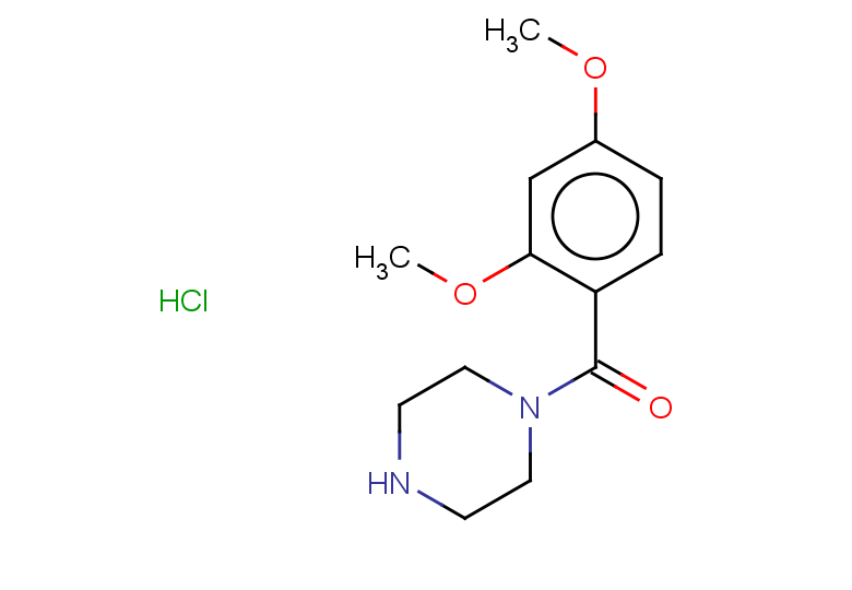 1-(2,4-dimethoxybenzoyl)piperazine hydrochloride