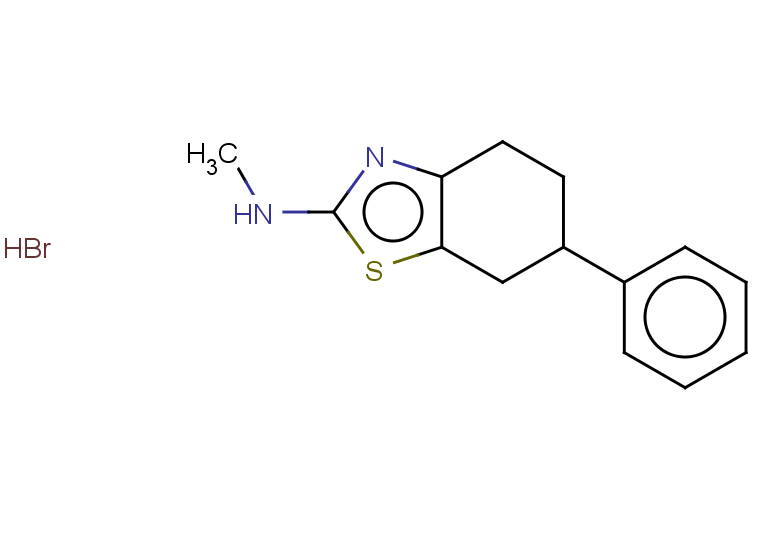 N-methyl-6-phenyl-4,5,6,7-tetrahydro-1,3-benzothiazol-2-amine hydrobromide
