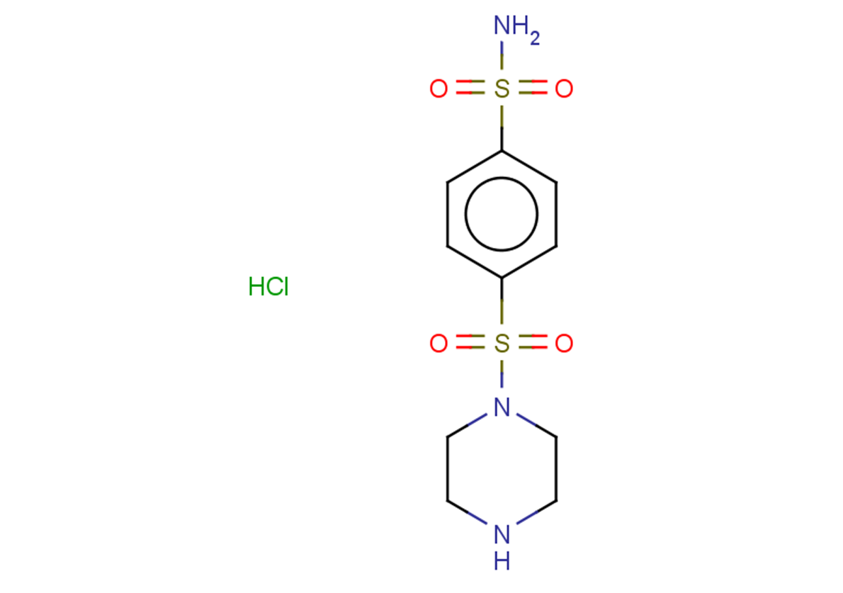 4-(piperazine-1-sulfonyl)benzene-1-sulfonamide hydrochloride