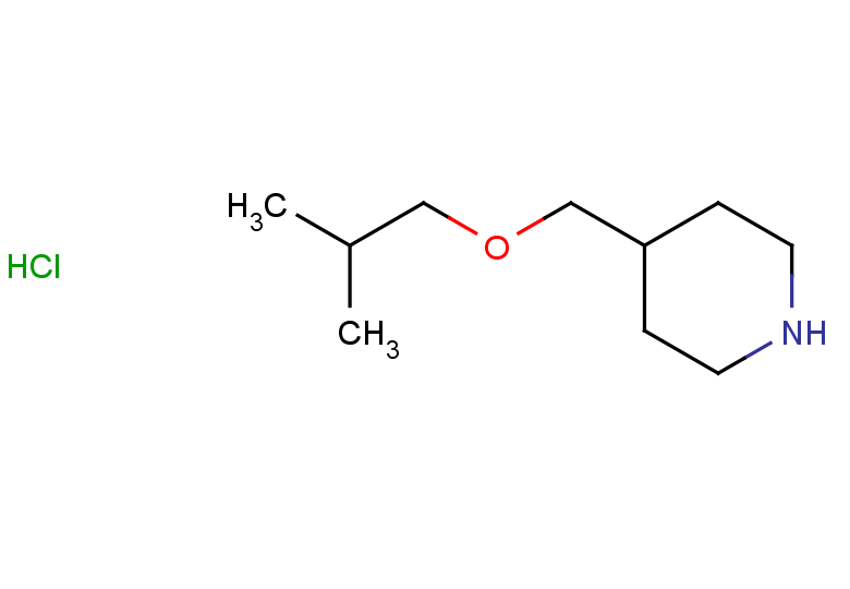 4-[(2-methylpropoxy)methyl]piperidine hydrochloride