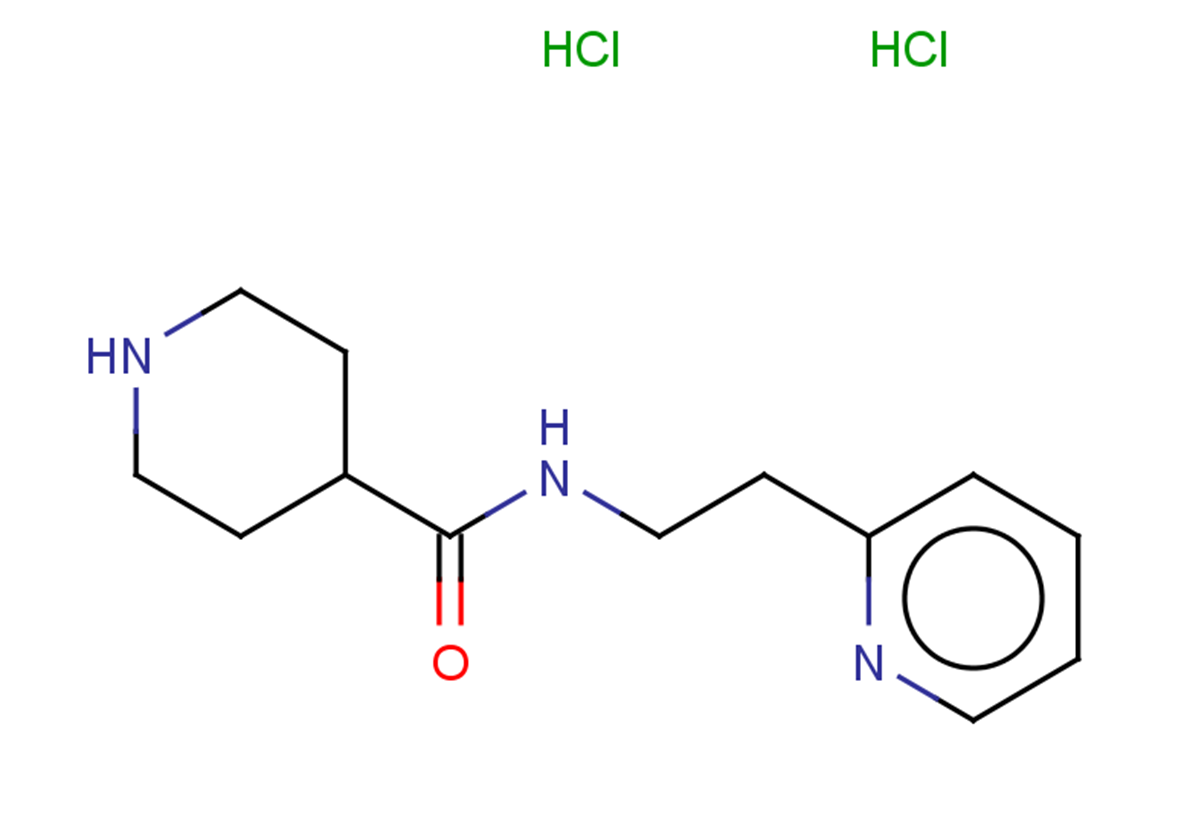N-[2-(pyridin-2-yl)ethyl]piperidine-4-carboxamide dihydrochloride