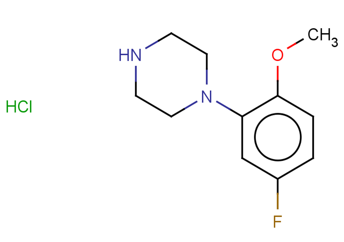 1-(5-fluoro-2-methoxyphenyl)piperazine hydrochloride