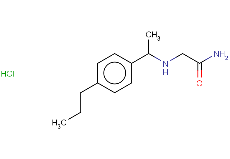 2-{[1-(4-propylphenyl)ethyl]amino}acetamide hydrochloride