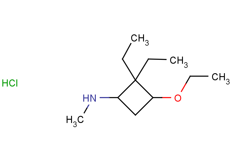 3-ethoxy-2,2-diethyl-N-methylcyclobutan-1-amine hydrochloride