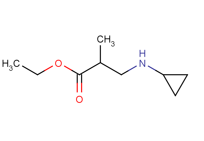 ethyl 3-(cyclopropylamino)-2-methylpropanoate