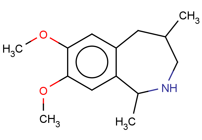 7,8-dimethoxy-1,4-dimethyl-2,3,4,5-tetrahydro-1H-2-benzazepine