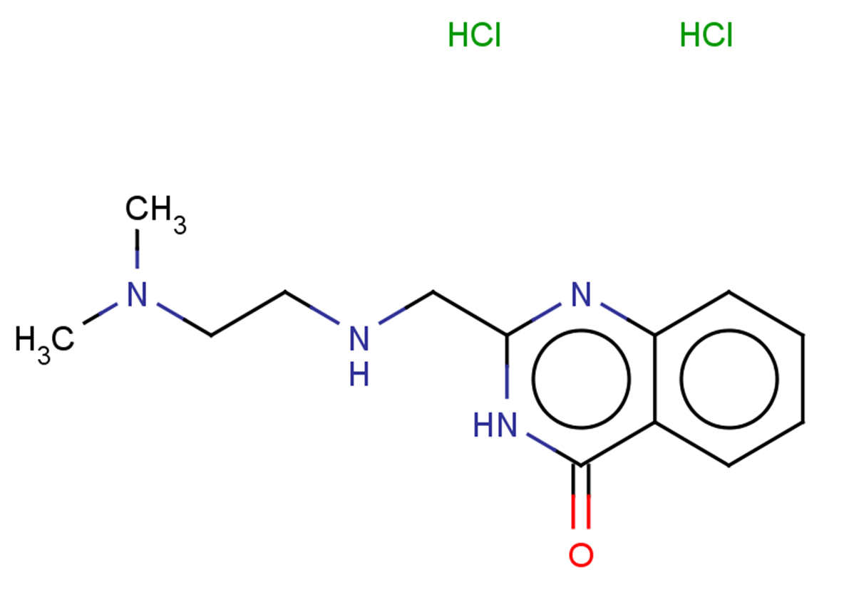 2-({[2-(dimethylamino)ethyl]amino}methyl)-3,4-dihydroquinazolin-4-one dihydrochloride