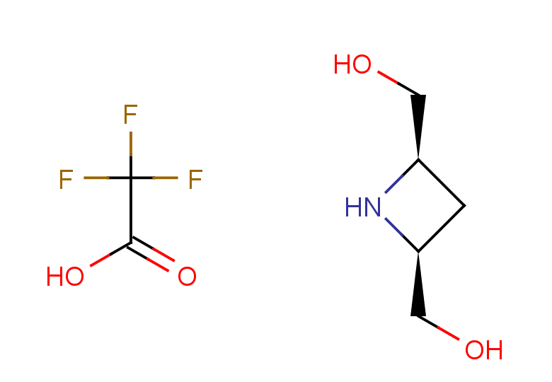 [(2S,4R)-4-(hydroxymethyl)azetidin-2-yl]methanol, trifluoroacetic acid, cis