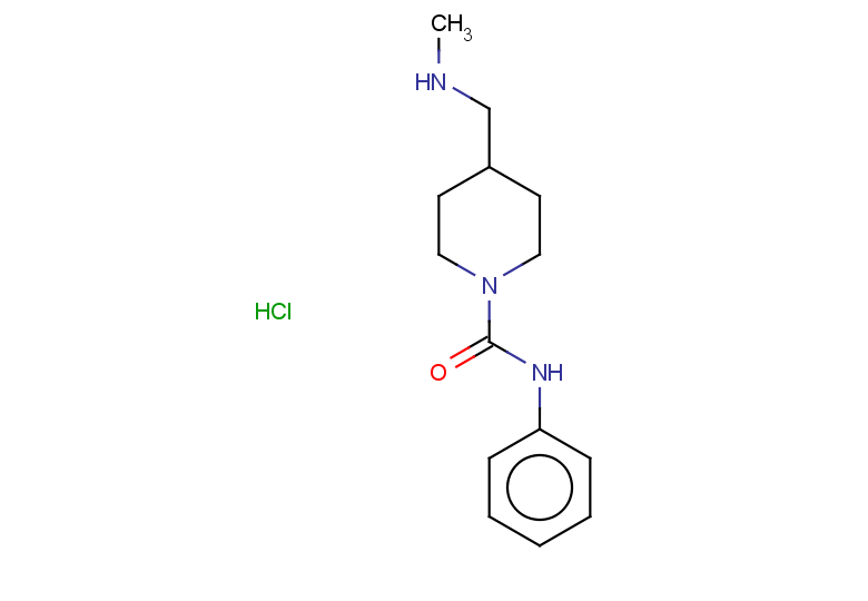 4-[(methylamino)methyl]-N-phenylpiperidine-1-carboxamide hydrochloride