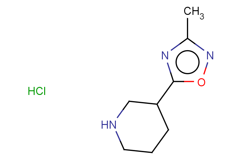 3-(3-methyl-1,2,4-oxadiazol-5-yl)piperidine hydrochloride