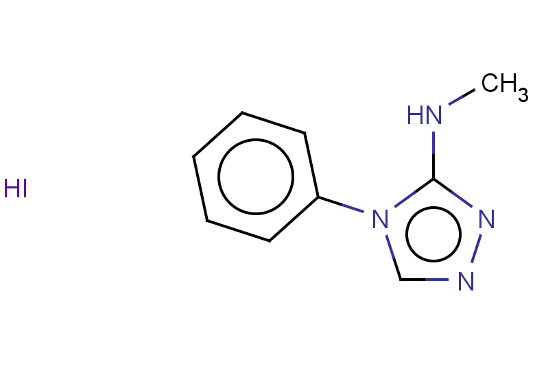 N-methyl-4-phenyl-4H-1,2,4-triazol-3-amine hydroiodide