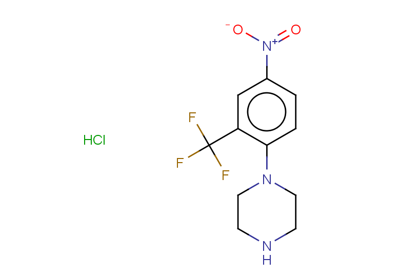 1-[4-nitro-2-(trifluoromethyl)phenyl]piperazine hydrochloride