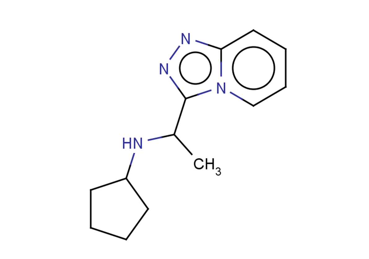 N-(1-{[1,2,4]triazolo[4,3-a]pyridin-3-yl}ethyl)cyclopentanamine