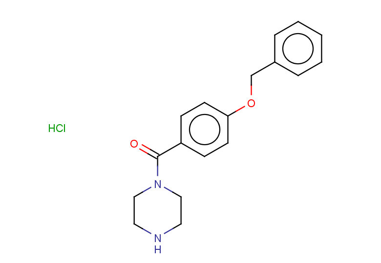 1-[4-(benzyloxy)benzoyl]piperazine hydrochloride