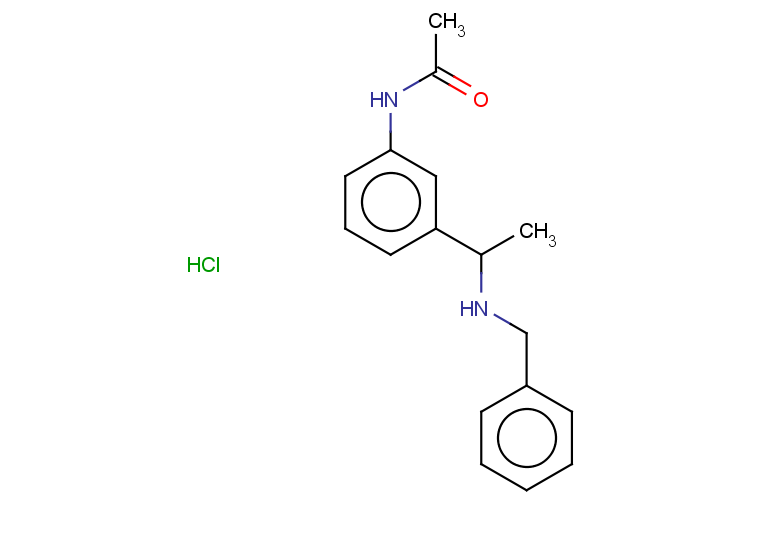 N-{3-[1-(benzylamino)ethyl]phenyl}acetamide hydrochloride
