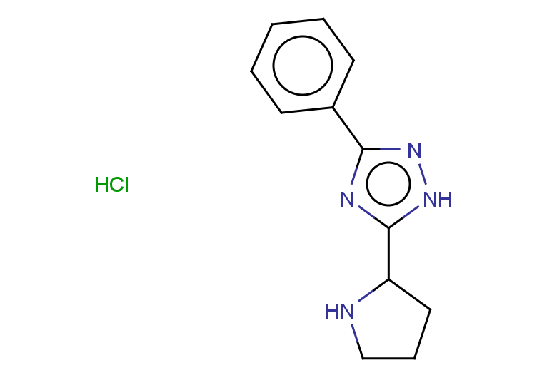 3-phenyl-5-(pyrrolidin-2-yl)-1H-1,2,4-triazole hydrochloride